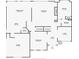 Detailed floor plan showcasing the kitchen, living room, breakfast nook, and dining room layout at 4865 Meadow Park Ln, Suwanee, GA 30024