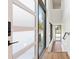 Bright entryway with modern door and stair access at 622 Bellemeade Nw Ave # 2, Atlanta, GA 30318