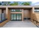 Spacious outdoor patio with a sink, sliding glass doors, and wood accents at 622 Bellemeade Nw Ave # 2, Atlanta, GA 30318