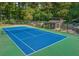 Well-maintained tennis court with a view of lush landscaping at 2707 Cumberland Se Ct, Smyrna, GA 30080