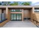 Outdoor patio with a sink, sliding glass doors, and modern design at 622 Bellemeade Nw Ave # 4, Atlanta, GA 30318