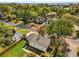 Scenic aerial view of a landscaped property showcasing a backyard, deck, and mature trees at 1471 Hardin Ave, College Park, GA 30337