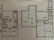 Detailed floorplan showcasing bedrooms, bathrooms, and garage layout at 2157 Killian Nw Way, Kennesaw, GA 30152