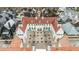 Detailed aerial shot showcases the modern architectural design and community layout at 11279 Serenbe Ln, Chattahoochee Hills, GA 30268