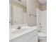 Bathroom features a single vanity and combination tub/shower at 1921 Harrison Park Dr, Atlanta, GA 30341