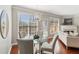 Cozy dining area with modern chandelier, and lots of natural light at 1921 Harrison Park Dr, Atlanta, GA 30341