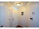 Bright entryway with a white front door and hardwood floors at 1315 Mcgill Park Ne Ave, Atlanta, GA 30312