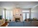 Cozy living room with fireplace and hardwood floors at 1315 Mcgill Park Ne Ave, Atlanta, GA 30312