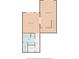 Detailed floor plan of the fourth floor of the townhome, including the bedrooms and bathrooms at 255 Marjean Way, Alpharetta, GA 30009