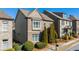 Brick townhouse with well-manicured front yard at 4309 Elliott Way, Smyrna, GA 30082