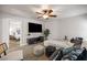 Cozy living room with neutral decor, large TV, and comfortable seating arrangements at 4309 Elliott Way, Smyrna, GA 30082