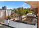 A beautiful view from the patio of an elegant home with planters and seating at 130 26Th Nw St # 615, Atlanta, GA 30309