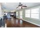 Open-concept living space seamlessly connects to a modern kitchen at 148 Murray Hill Ne Ave, Atlanta, GA 30317
