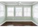 Bright sun room offering lots of natural light and hardwood floors at 148 Murray Hill Ne Ave, Atlanta, GA 30317