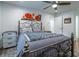 Charming main bedroom featuring decor, fan, and plush decor at 1901 Cumberland Ct, Smyrna, GA 30080