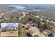 Desirable community featuring a home with a private lot and lake views at 6455 Quiet Cove Rd, Cumming, GA 30041