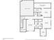 Floor plan of the second floor with bedrooms, bathrooms, bonus room, and unfinished attic space at 6455 Quiet Cove Rd, Cumming, GA 30041
