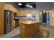 Spacious kitchen featuring stainless steel appliances and island counter at 204 Walker Sw St # 208, Atlanta, GA 30313