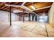 Spacious unfinished basement featuring exposed pipes and ceiling with a concrete floor at 2191 Sweetwater Ln, Austell, GA 30106