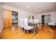 Open concept dining area with hardwood floors and seamless flow to the living spaces at 2191 Sweetwater Ln, Austell, GA 30106