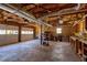 Unfinished garage with overhead door and exposed ceiling at 2426 Westland Way, Acworth, GA 30102