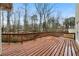 Large deck offers plenty of room for outdoor seating and entertaining at 2883 Observation Nw Pt, Marietta, GA 30064