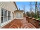 Spacious deck with a view to trees at 2883 Observation Nw Pt, Marietta, GA 30064