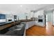 Kitchen featuring stainless steel appliances, granite countertops and hardwood floors at 2883 Observation Nw Pt, Marietta, GA 30064