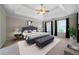 Main bedroom suite featuring a tray ceiling, neutral colors, and lots of natural light at 2883 Observation Nw Pt, Marietta, GA 30064