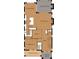 First floor floorplan featuring a kitchen, dining room, Gathering room, office, and bedroom at 555 Orme Ne Cir, Atlanta, GA 30306