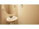 Powder room with a pedestal sink at 1092 Park Hollow Ln, Lawrenceville, GA 30043