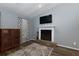 Comfortable living room showcasing a fireplace and stylish decor at 1341 Inman Ct, Norcross, GA 30093