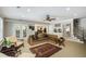 Inviting living room with access to the outdoors and a staircase at 5400 Saint Lyonn Pl, Marietta, GA 30068