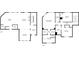 Detailed floor plan showcasing the layout of the home's two floors at 1784 Treymire Ct, Stone Mountain, GA 30088