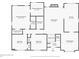Detailed first floor plan showcasing the layout of bedrooms, bathrooms, living spaces, kitchen and dining room at 88 Summer Lake Pl, Dallas, GA 30157