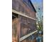 Shows the exterior siding with gutter system and utility connections on the side of the house at 1085 Mainstreet Valley Dr, Stone Mountain, GA 30088