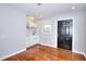 Modern kitchenette with white cabinets and stainless steel appliances at 4212 Logan Dr, Loganville, GA 30052
