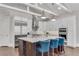 Modern kitchen featuring a large island, stainless steel appliances, and sleek cabinetry at 4850 Kentwood Dr, Marietta, GA 30068