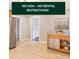 Open-concept kitchen with stainless steel refrigerator and storage at 706 S Grand Nw Ave, Atlanta, GA 30318