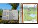 Informational park map displaying hiking trails, distances, and park amenities at 706 S Grand Nw Ave, Atlanta, GA 30318