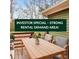 Outdoor dining area on wooden patio deck, an investor special at 706 S Grand Nw Ave, Atlanta, GA 30318