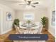 Bright dining area featuring a glass table and modern decor at 706 S Grand Nw Ave, Atlanta, GA 30318