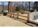 Expansive fenced-in yard providing privacy and security, ideal for outdoor activities at 2184 E Cherokee Dr, Woodstock, GA 30188