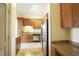 Modern kitchen design with stainless steel appliances and ample counter space at 3445 Stratford Ne Rd # 502, Atlanta, GA 30326