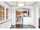 Bright kitchen features stainless steel appliances, granite countertops, and arched entryway at 3445 Stratford Ne Rd # 502, Atlanta, GA 30326