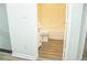 Bathroom view with white vanity and tub/shower combo at 247 Brookview Dr, Riverdale, GA 30274