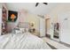 Cozy bedroom with a comfortable bed, plush pillows, and a stylish canopy at 359 Interlake Pass, Mcdonough, GA 30252
