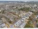 Aerial view of a well-planned residential neighborhood with neatly arranged homes and tree-lined streets, offering a scenic overview at 2712 Stargazer Ter, Smyrna, GA 30080