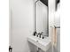 Modern powder room with sleek fixtures and a minimalist design at 2712 Stargazer Ter, Smyrna, GA 30080