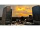 Sunset view showcasing the city skyline with warm, vibrant colors reflecting on the buildings at 3324 Peachtree Ne Rd # 1718, Atlanta, GA 30326